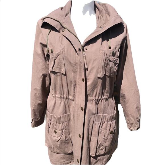 Rue 21 lined cotton utility  jacket size medium - Picture 1 of 8